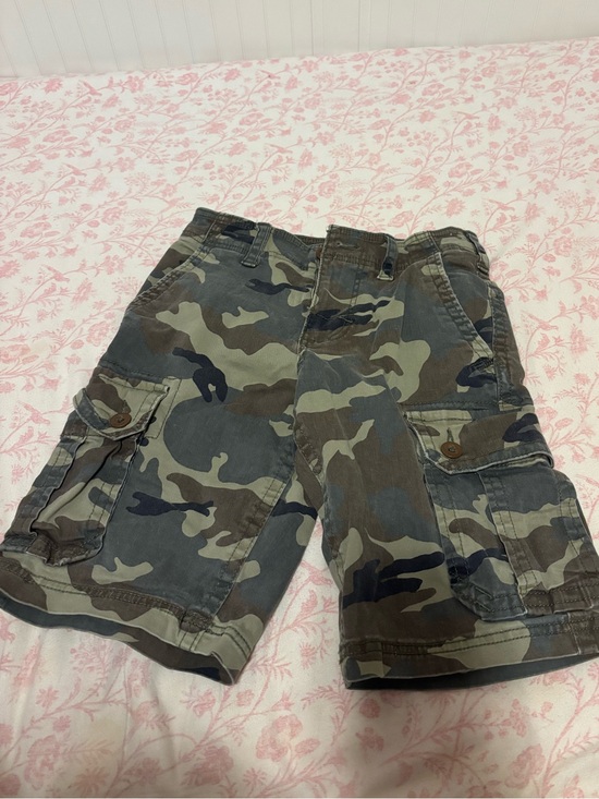 American Eagle Outfitters Pants - American Eagle Outfitters Men's Camouflage Cargo Shorts - Green/Brown